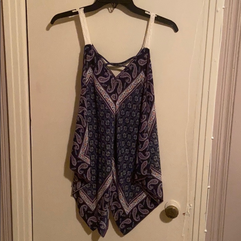 *SOLD* Paisley Patter Sleeveless Blouse